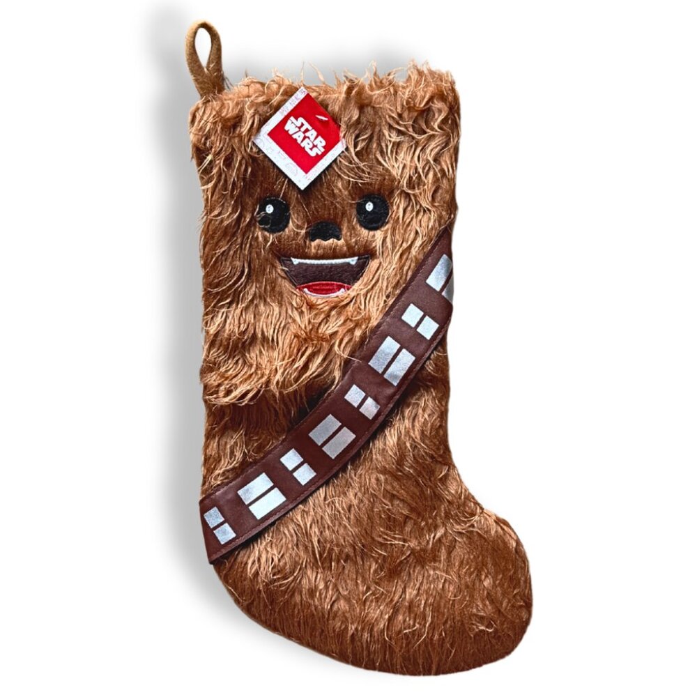 Star Wars Chewbacca Christmas Stocking Fur Chewy Wookiee Holiday Decor Official